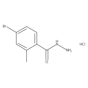 4-Bromo-2-methylbenzohydrazide hydrochloride Structure