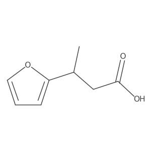3-(Furan-2-yl)butanoic acid结构式