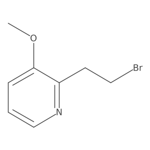 2-(2-Bromoethyl)-3-methoxypyridine结构式