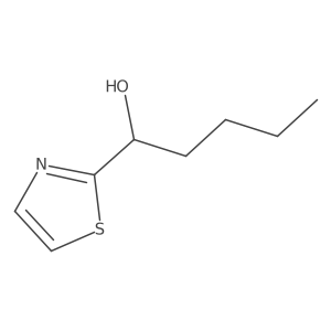 1-(1,3-Thiazol-2-YL)pentan-1-OL结构式