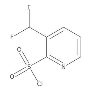 3-(Difluoromethyl)pyridine-2-sulfonyl chloride Structure