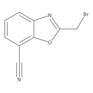 2-(Bromomethyl)-7-cyanobenzo[d]oxazole结构式