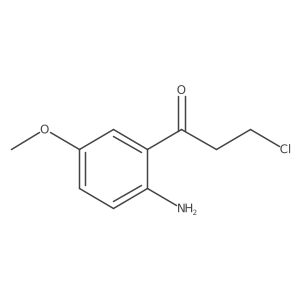 1-(2-Amino-5-methoxyphenyl)-3-chloropropan-1-one Structure