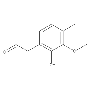2-Hydroxy-3-methoxy-4-methylbenzeneacetaldehyde Structure