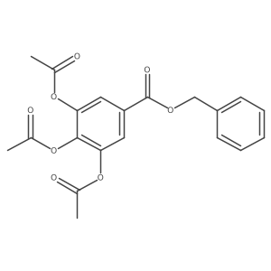 5-((Benzyloxy)carbonyl)benzene-1,2,3-triyl Triacetate Structure