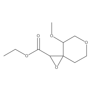 Ethyl 4-methoxy-1,6-dioxaspiro[2.5]octane-2-carboxylate结构式