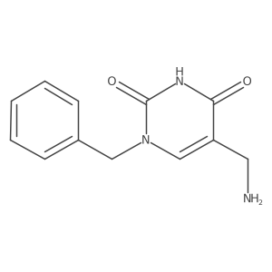 5-(aminomethyl)-1-benzylpyrimidine-2,4(1H,3H)-dione Structure