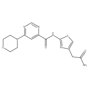 N-(4-(2-amino-2-oxoethyl)thiazol-2-yl)-6-morpholinopyrimidine-4-carboxamide Structure