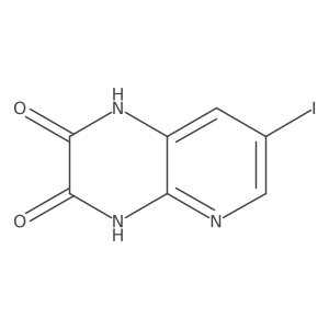 7-Iodopyrido[2,3-b]pyrazin-2,3-diol结构式