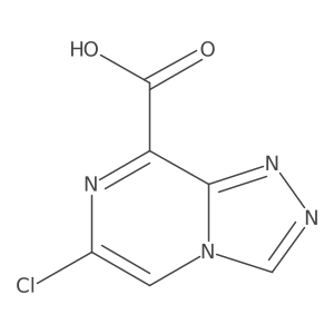 6-Chloro-[1,2,4]triazolo[4,3-A]pyrazine-8-carboxylic acid Structure