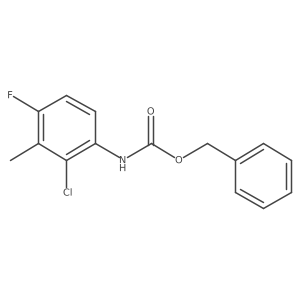 N-Cbz-2-chloro-4-fluoro-3-methylaniline结构式