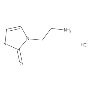 3-(2-Aminoethyl)-2,3-dihydro-1,3-thiazol-2-one hydrochloride Structure