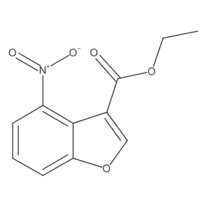 Ethyl 4-nitrobenzofuran-3-carboxylate Structure