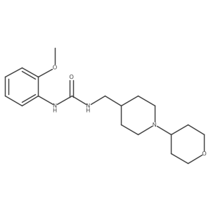 1-(2-methoxyphenyl)-3-((1-(tetrahydro-2H-pyran-4-yl)piperidin-4-yl)methyl)urea Structure