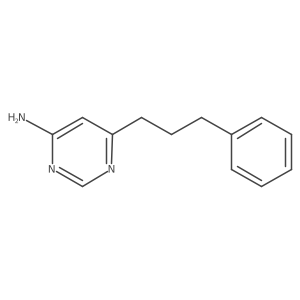 6-(3-Phenylpropyl)pyrimidin-4-amine Structure