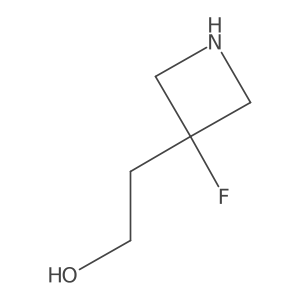 2-(3-Fluoroazetidin-3-yl)ethanol结构式