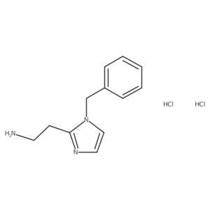 2-(1-benzyl-1H-imidazol-2-yl)ethan-1-amine dihydrochloride结构式