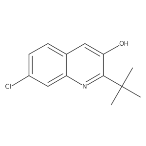 2-Tert-butyl-7-chloroquinolin-3-ol结构式