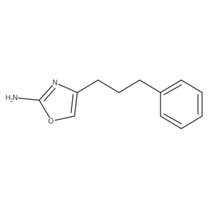 4-(3-Phenylpropyl)-1,3-oxazol-2-amine Structure