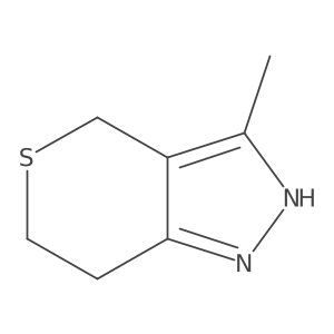 3-methyl-2H,4H,6H,7H-thiopyrano[4,3-c]pyrazole Structure