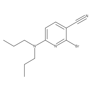 2-Bromo-6-(dipropylamino)pyridine-3-carbonitrile Structure