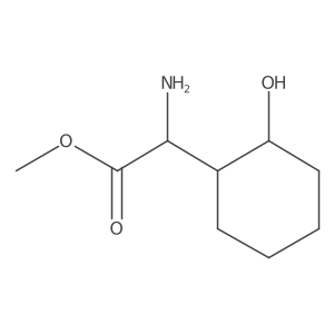 Methyl 2-amino-2-(2-hydroxycyclohexyl)acetate Structure