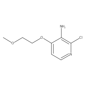 2-Chloro-4-(2-methoxyethoxy)pyridin-3-amine结构式