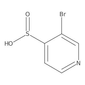 3-Bromopyridine-4-sulfinic acid Structure