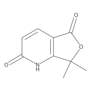 7,7-Dimethylfuro[3,4-b]pyridine-2,5(1H,7H)-dione结构式