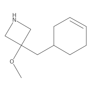 3-[(Cyclohex-3-en-1-yl)methyl]-3-methoxyazetidine Structure