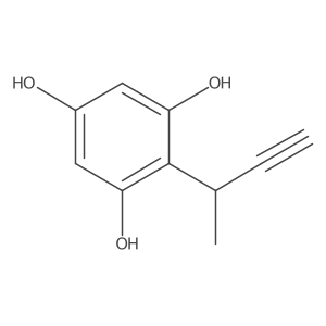 2-(But-3-yn-2-yl)benzene-1,3,5-triol Structure
