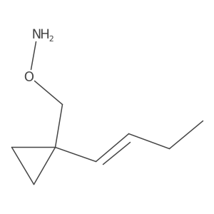 O-{[1-(but-1-en-1-yl)cyclopropyl]methyl}hydroxylamine结构式
