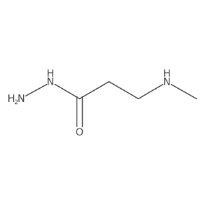 3-(Methylamino)propanehydrazide Structure
