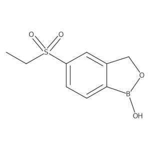 5-(Ethylsulfonyl)benzo[c][1,2]oxaborol-1(3H)-ol结构式