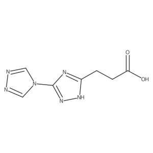 3-(2H-3,4'-Bi-1,2,4-triazol-5-yl)propanoic acid结构式
