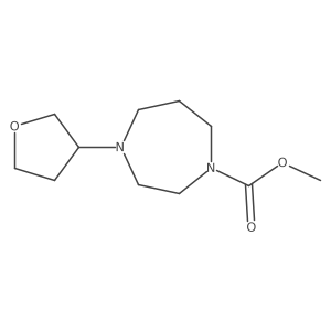 Methyl 4-(oxolan-3-yl)-1,4-diazepane-1-carboxylate Structure