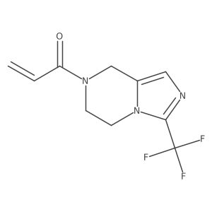 1-(3-(Trifluoromethyl)-5,6-dihydroimidazo[1,5-a]pyrazin-7(8H)-yl)prop-2-en-1-one Structure