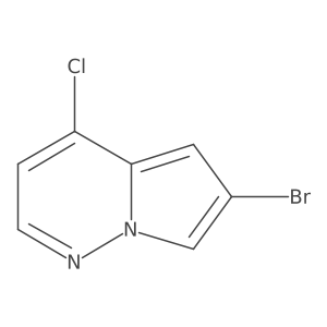 6-Bromo-4-chloro-pyrrolo[1,2-b]pyridazine Structure
