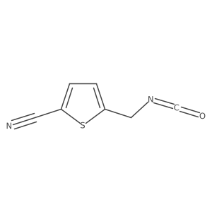5-(Isocyanatomethyl)thiophene-2-carbonitrile结构式