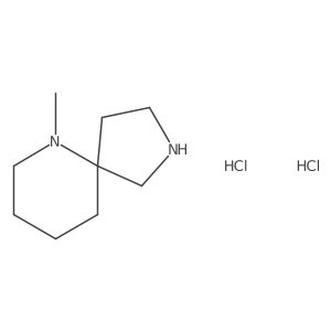 6-Methyl-2,6-diazaspiro[4.5]decane dihydrochloride Structure