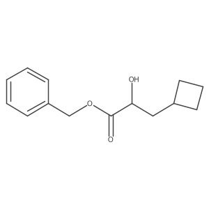 Phenylmethyl (I+/-S)-I+/--hydroxycyclobutanepropanoate结构式