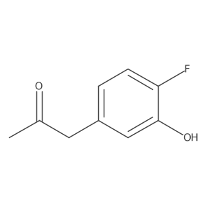 1-(4-Fluoro-3-hydroxyphenyl)propan-2-one Structure