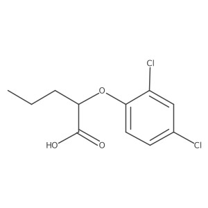 2-(2,4-Dichlorophenoxy)pentanoic acid Structure