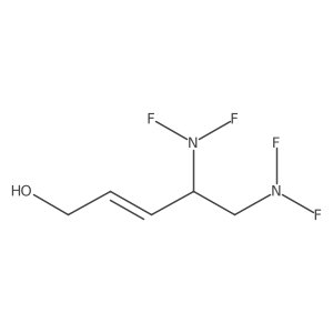 4,5-Bis(difluoroamino)-2-penten-1-ol Structure