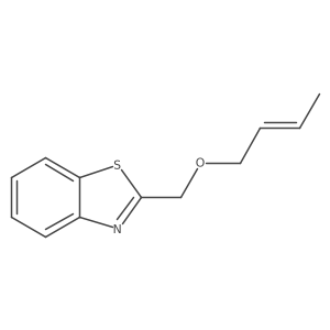 2-{[(2E)-2-Buten-1-yloxy]methyl}-1,3-benzothiazole Structure