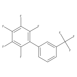 2,3,4,5,6-Pentafluoro-3'-(trifluoromethyl)biphenyl结构式