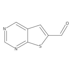 Thieno[2,3-d]pyrimidine-6-carbaldehyde Structure