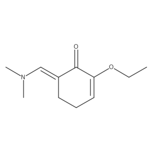 6-[(Dimethylamino)methylene]-2-ethoxycyclohex-2-en-1-one结构式