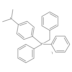 Benzyl(4-(dimethylamino)phenyl)diphenylphosphonium iodide结构式