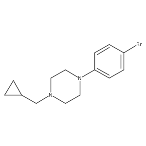 1-(4-Bromophenyl)-4-(cyclopropylmethyl)piperazine结构式
